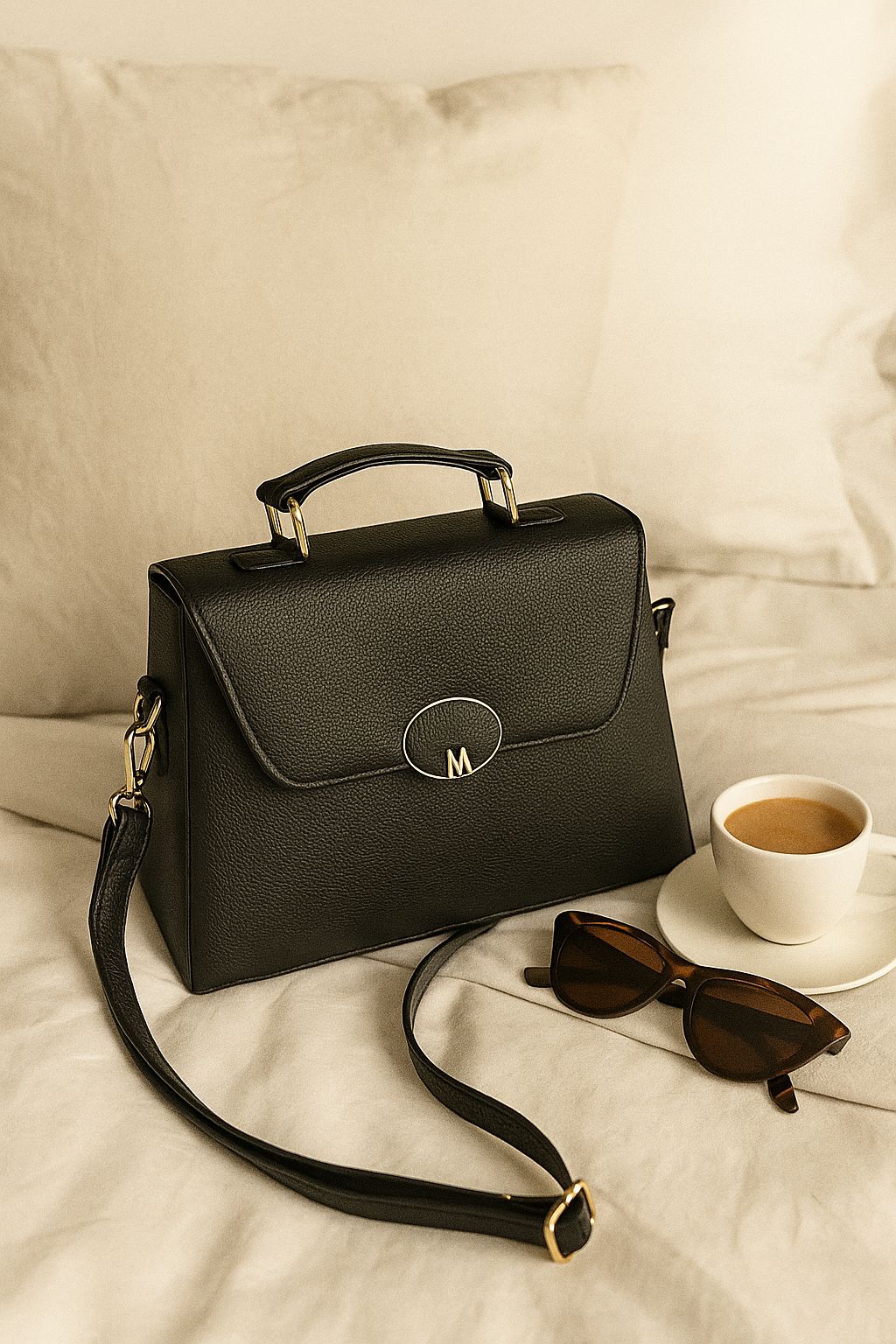 Trendgrip Moscow – Black Structured Handbag