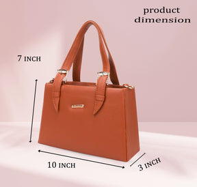 TRENDGRIP Hand Bag For Women. Stylish Tan Color |Hand Bag with strap