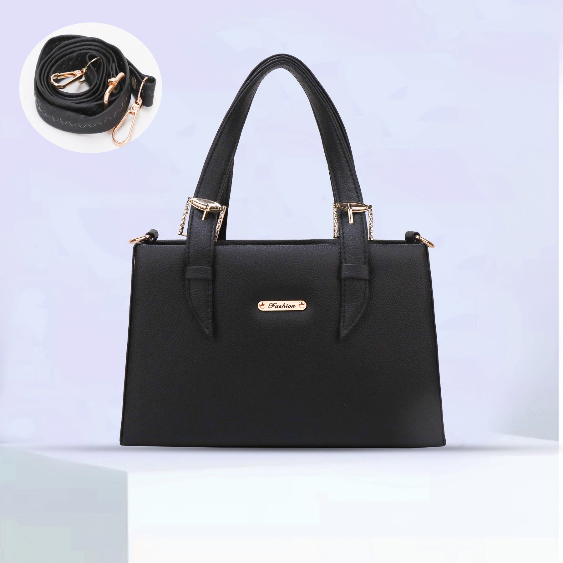 TRENDGRIP Hand Bag For Women. Stylish Black Color |  Hand Bag with strap