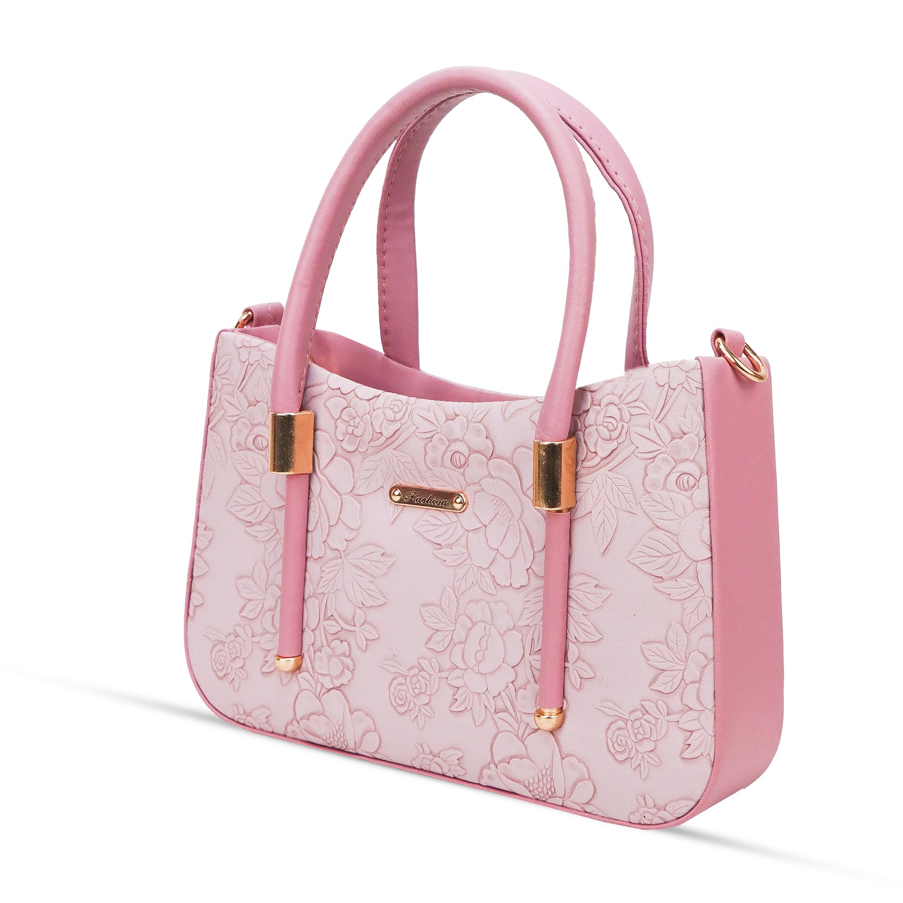 FLOWER PRINT SLING BAG - pink colour