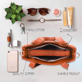 TRENDGRIP Hand Bag For Women. Stylish Tan Color |Hand Bag with strap