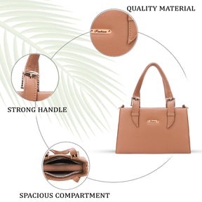 TRENDGRIP Hand Bag For Women. Stylish Brown Color | Hand Bag with strap