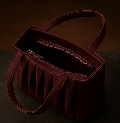 Luxury Designer Ladies Handbag – Elegant Structured  & Textured Finish | Premium Fashion Purse for Office, Party & Daily Use