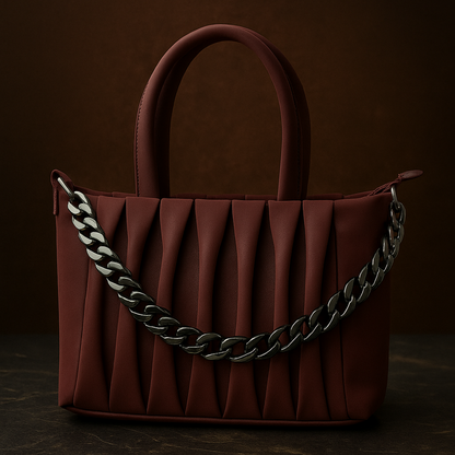 Luxury Designer Ladies Handbag – Elegant Structured  & Textured Finish | Premium Fashion Purse for Office, Party & Daily Use