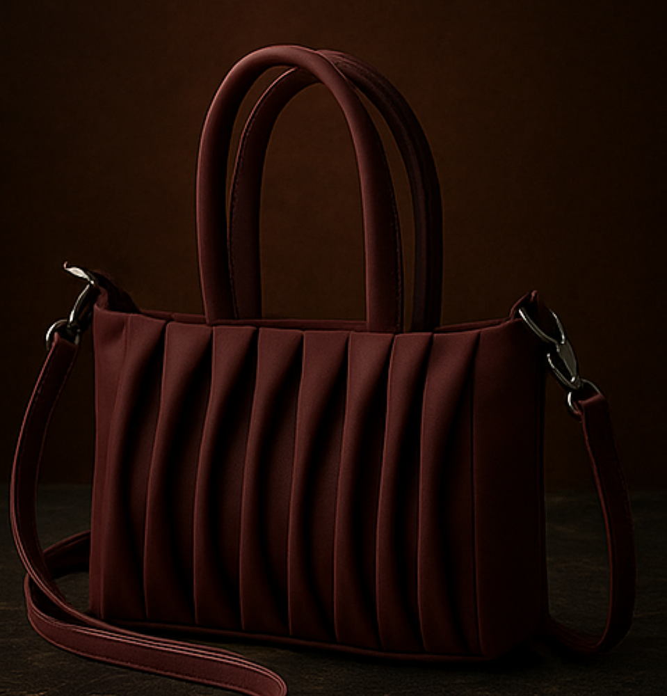 Luxury Designer Ladies Handbag – Elegant Structured  & Textured Finish | Premium Fashion Purse for Office, Party & Daily Use