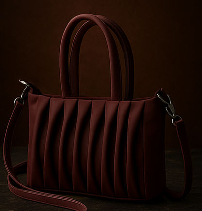 Luxury Designer Ladies Handbag – Elegant Structured  & Textured Finish | Premium Fashion Purse for Office, Party & Daily Use
