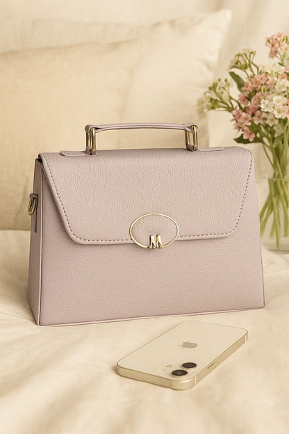 Trendgrip Blush – Lavender Pebbled Mini Handbag