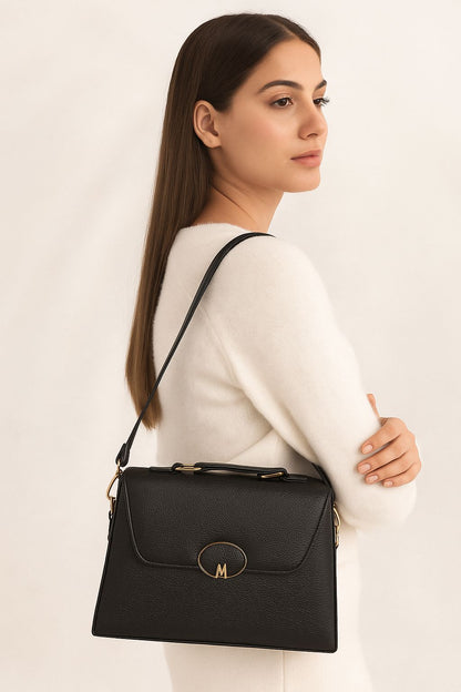 Trendgrip Moscow – Black Structured Handbag